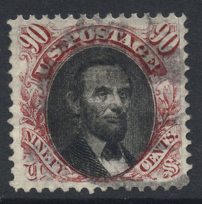 US 90c Pictorial 1869 Sc 122 Used Cat value 2100