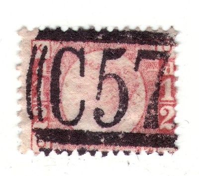 GB used abroad GREYTOWN Nicaragua C57 12 pence Plate 10 Scott  58 SG  48