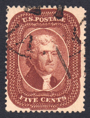 US 185761 Type I Used 5c Sc 28A Cat 3500