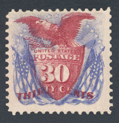 US 1869 Pictorial H 30c Sc 121a Cat 11000