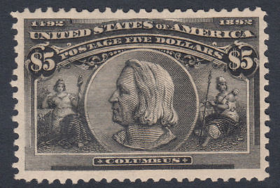 US 1893 Columbian LH 5 Sc 245 Cat 2400