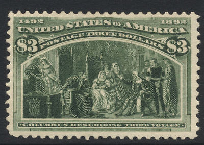 US 1893 Columbian NH 3 Sc 243 Cat 4750