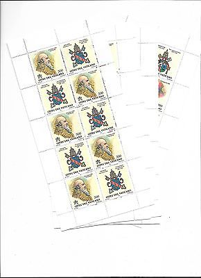 Vatican 1999 Pope Holy Years Full sheets  issue 2 MNH