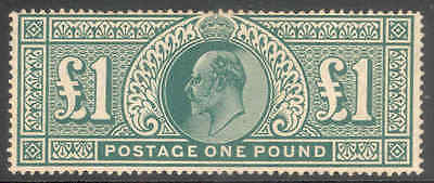 GB SG 266 1 Dull blue  green MINT NEVER HINGED MNH unmounted UM CV 3500 