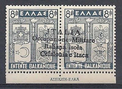 ITALY OCCUPATION CEFALONIA IONIAN ISLAND ZANTE CORFU IZOLA MNH 21