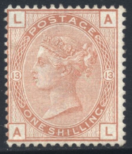 GB QV Pl 13 SG  151 Sc 65 187380 1 MINT Large part og Cat 4750