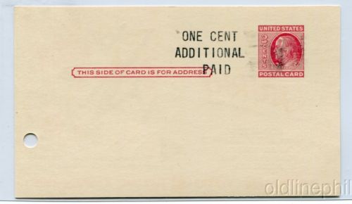 US 1958 2c1c GE Postal Card Type 1 UPSS S641 Unused