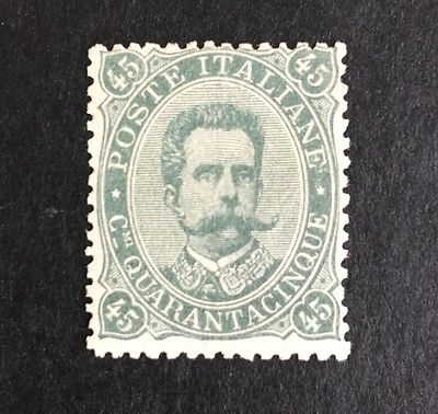 ITALY ITALIA ITALIEN  1889 KINGDOM 45 c MNH  CERTIFICATE DIENA VERY HIGH CV