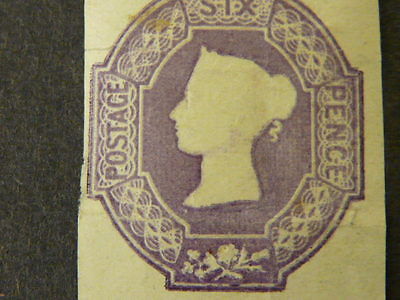 GB SG 60 6d Purple Embossed  MINT was hinged