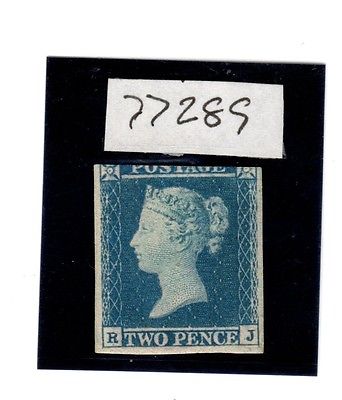 1841 SG15aa 2d VIOLET BLUE PLATE 4 MINT OG  BPA CERTIFICATE  CAT 28000