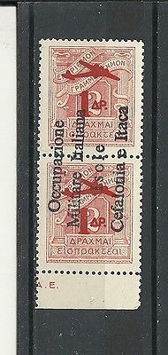 GreeceItalyIonianJonieCorfuCefaloniaItacaZanteArgostoli ov MNH RARE 12