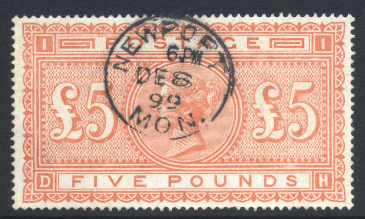 GB 186783 QV Pl 1 Used 5 SG 137 Cat 4750