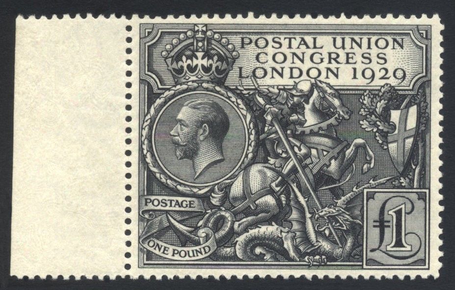 GB 1929 GV PUC NH 1 SG 438 Cat 1100