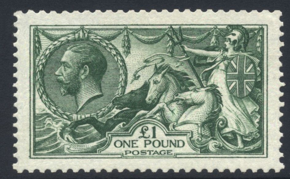 GB 1913 GV Waterlow Seahorse NH 1 SG Spec N721 SG 403 Cat 4800