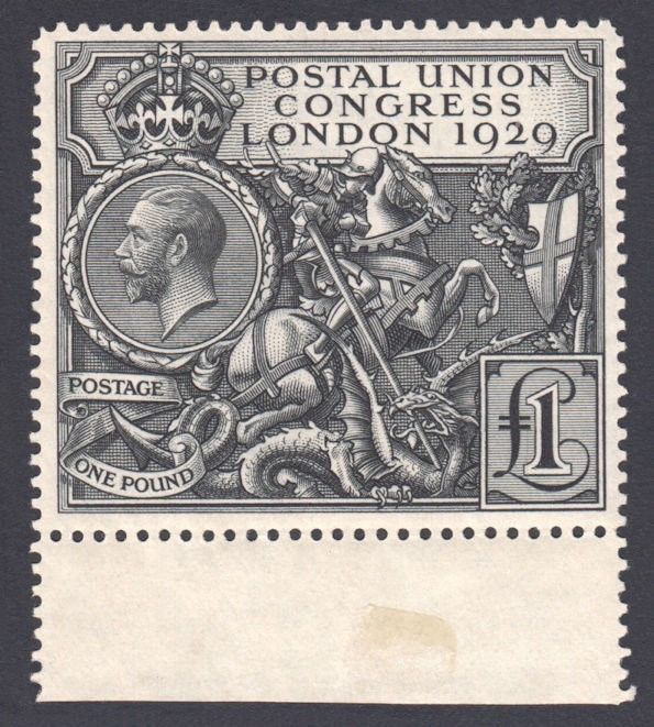 GB 1929 GV PUC NH 1 SG 438 Cat 1100