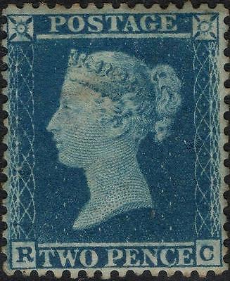 GB SG34 2d Blue Pl5 RC Vfine MNH Rare Cat 2500