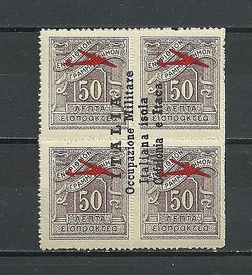 ITALY OCCUPAZIONE CEFALONIA ITHACA IZOLE CORFUZANTE  MNH 22