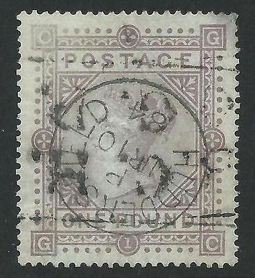 SG 136 1 Brown lilac watermark Anchor used catalogue 10000