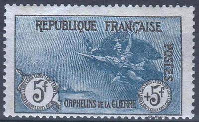 FRANCE STAMP TIMBRE 155  ORPHELINS LA MARSEILLAISE 5F5F NEUF xx TB SIGNE M294