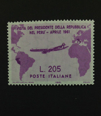 MOMEN ITALY STAMPS 834a GRONCHI 1961 COLOR ERROR MINT OG NH 1650 N604V 9408