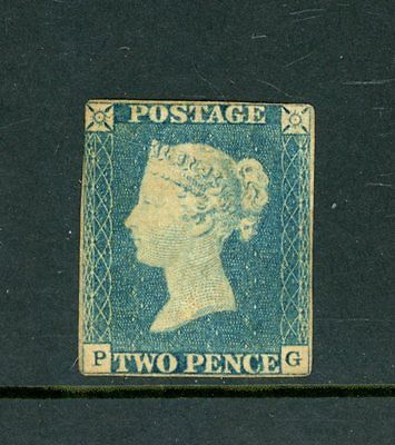 Great Britain 1840  2d Blue SG 5 Cat 38000 Hinged MINT    N134