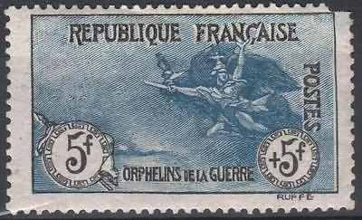 FRANCE STAMP TIMBRE 155  ORPHELINS LA MARSEILLAISE 5F5F  NEUF x A VOIR  M023