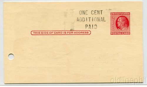 US 1958 2c1c GE Postal Card Type 2 UPSS S642 Unused
