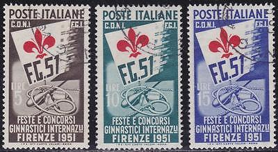 ITALY 1951 Ginnici complete set  Used G79953