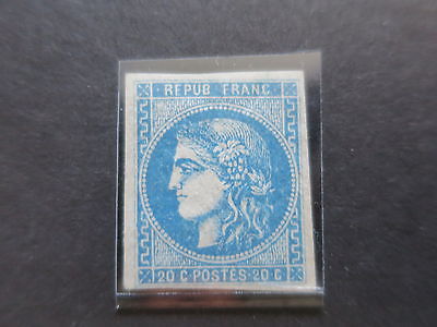 FRANCE 1870 CERES Bordeaux n 46A neuf SIGNE SCHELLER TB c 2000  iO12bg132