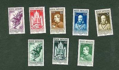 Vatican City 4147 1936 Complete Set Certified NH MNH FVF Fresh