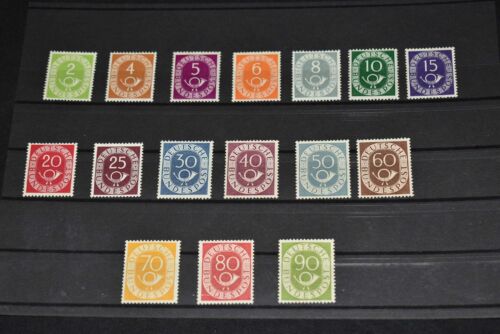 Germany 1951 Posthorns MNH Set Inc Signed 2200 Cat 99p Start 