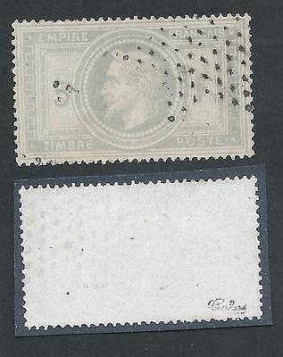 N33 SUPERBE PARIS ETOILE SIGNE CALVES TIMBRE STAMP FRANCE