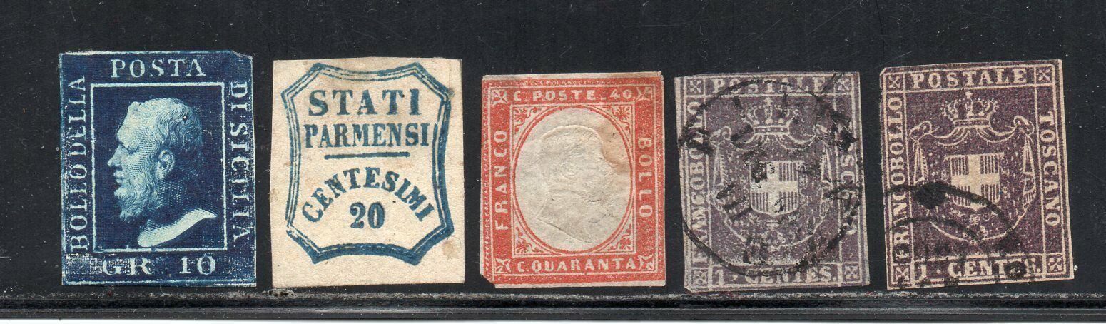 1850s ITALY OLD STATES MINTUSED SCARCE STAMPS LOT CV 980000