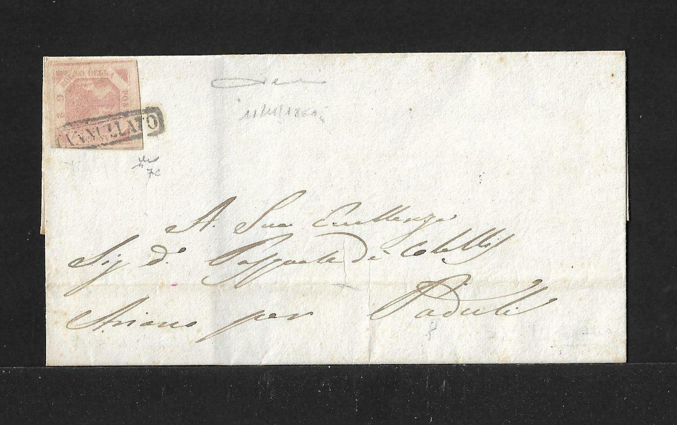 NAPLES ITALY 2 GR ANULLATO COVER 1860 UNIQUE certicate CV 20000