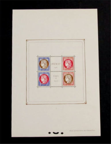 nystamps France Stamp  329 Mint OG NH 700 Sheet of 4