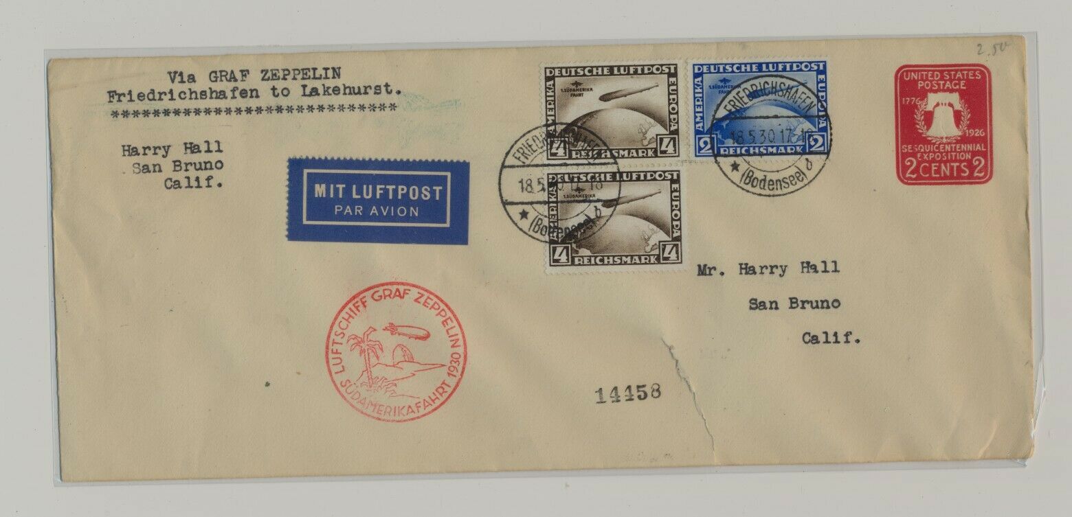 Germany  Good ZeppelinHindenburg Cover Lot  1