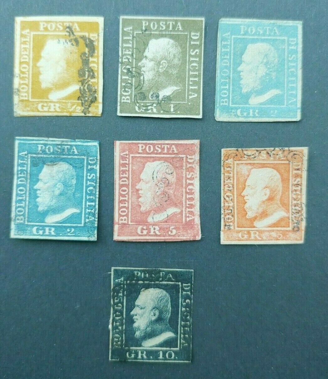 CLASSIC LOT SICILIA VF MLH VF USED ITALY ITALIA BK2828 START 099