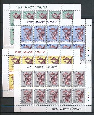 G76473 Vatican 2013 good set of 4 sheets Very Fine MNH