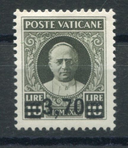 VATICAN 1934 370L on 10L MH Stamp cat EURO 300
