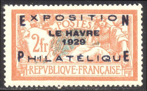 FRANCE 246 Mint  1929 Le Havre Expo 600