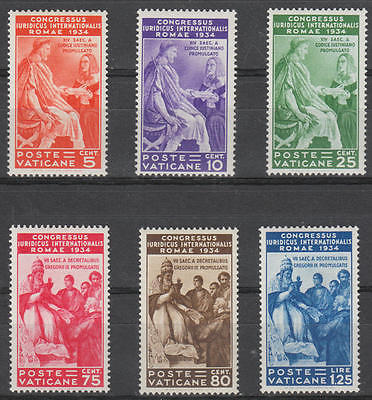 UL737  VATICAN CITY 1935CONGRESSO GIURIDICO INTERNAZIONALECV1200 MNH 