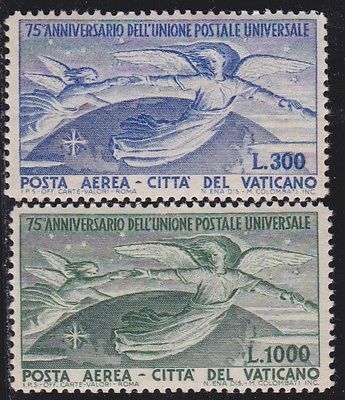 VATICAN 1949 Airmail UPU 2v MNH  G85296 B3