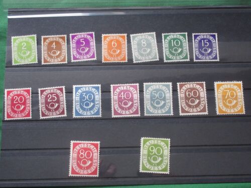 Germany 1951 MNH Posthorn Set Cat 2500 Inc Signed 99p Start