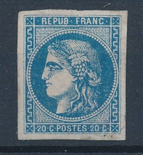 58930 France 1870 Rare MNH VF big margins signed Brun stamp 3000
