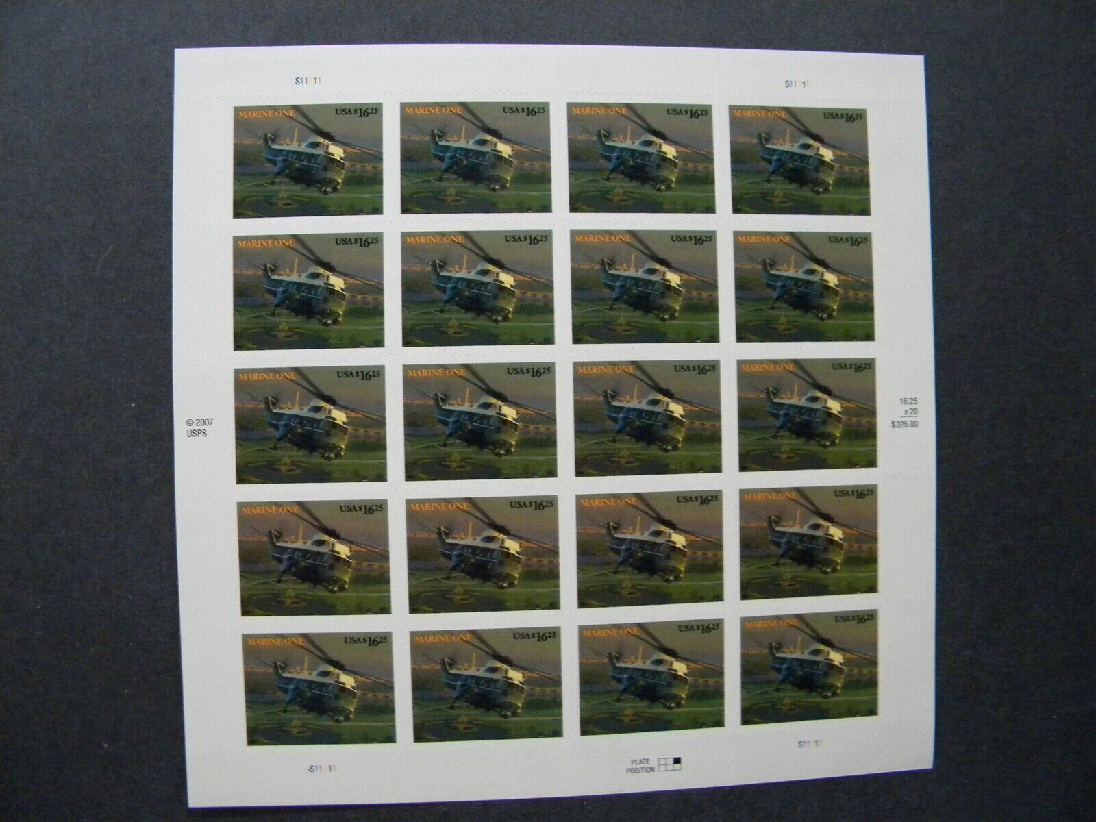 drbobstamps US Sc 4145  4269 MNH High Denom Postage Sheet Lot Face 655