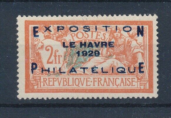 59016 France 1929 Le Havre Rare MNH VF signed Calves stamp 1750